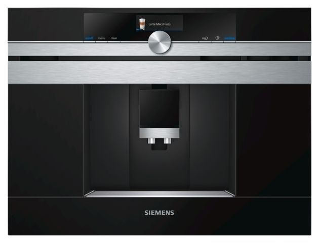 Встраиваемая кофемашина Siemens CT636LES6 Silver/Black