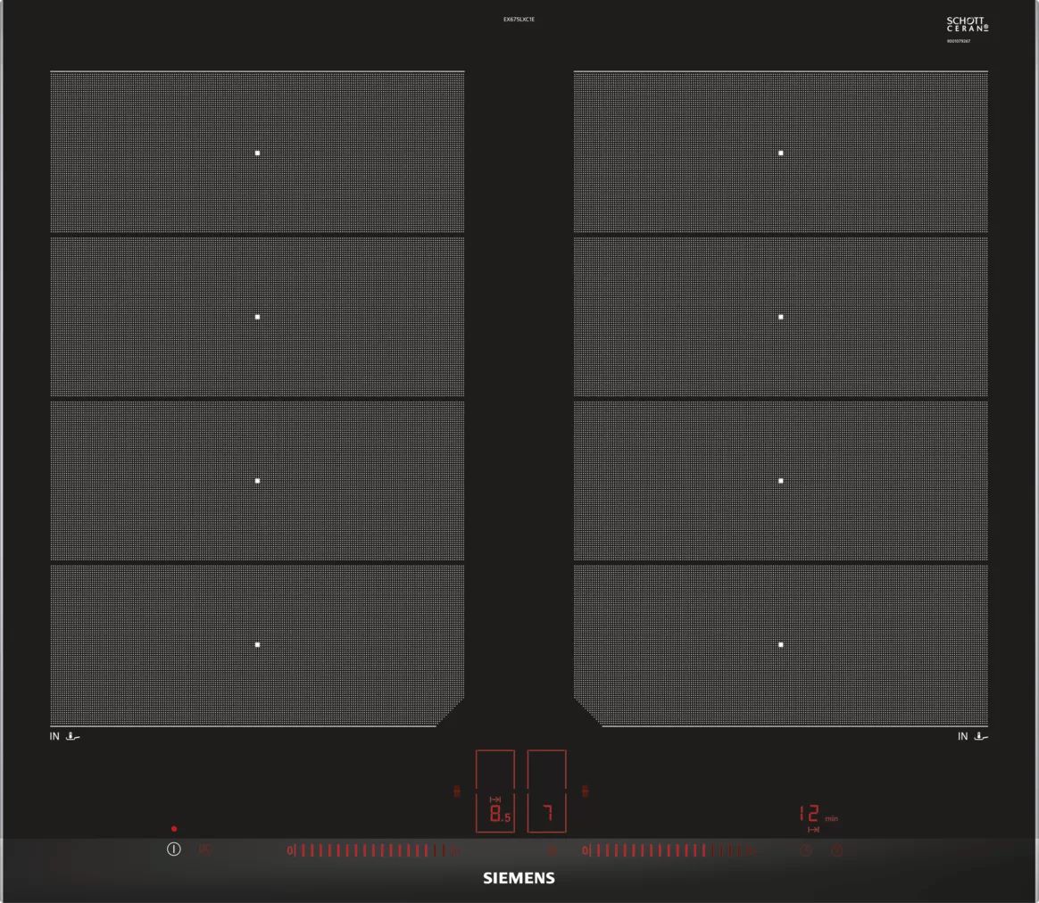 Встраиваемая варочная панель индукционная Siemens EX675LYC1E черный