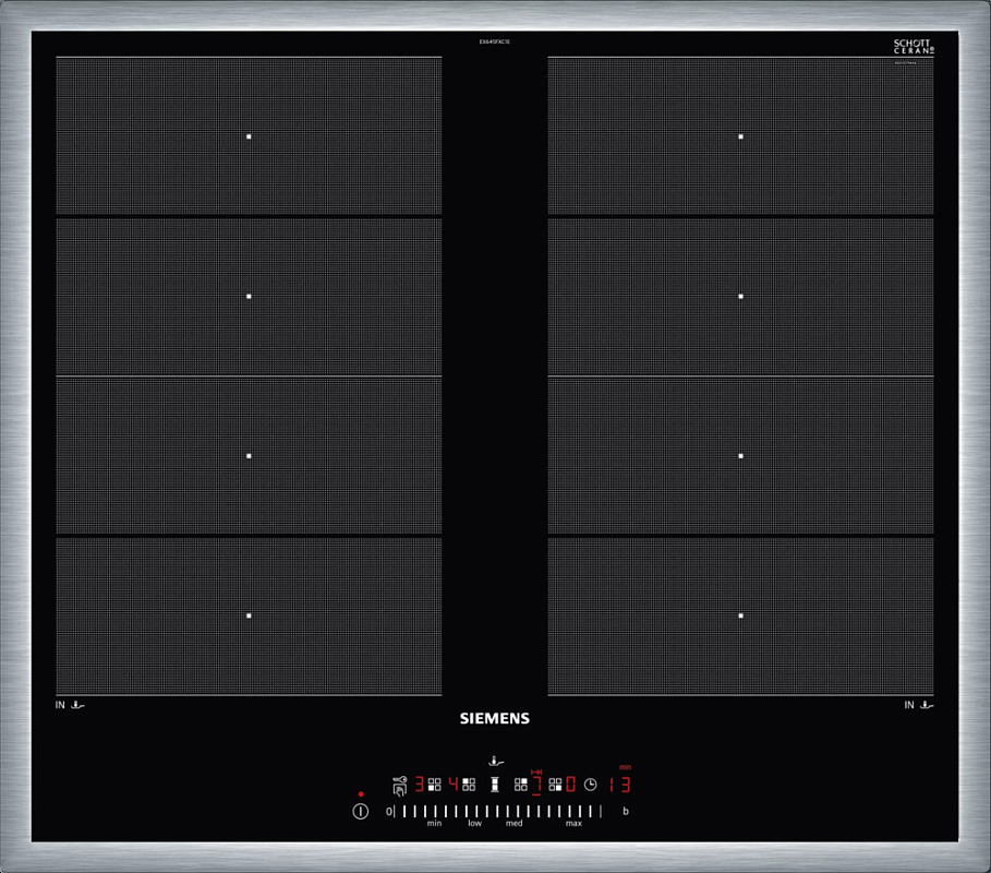 Встраиваемая варочная панель индукционная Siemens EX645FXC1E черный