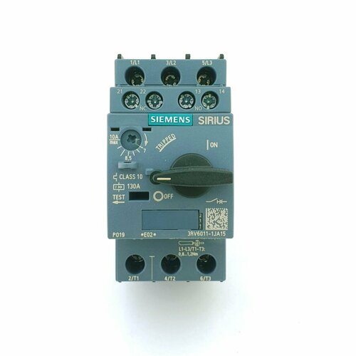 Автомат защиты двигателя SIEMENS 3RV6011-1JA15