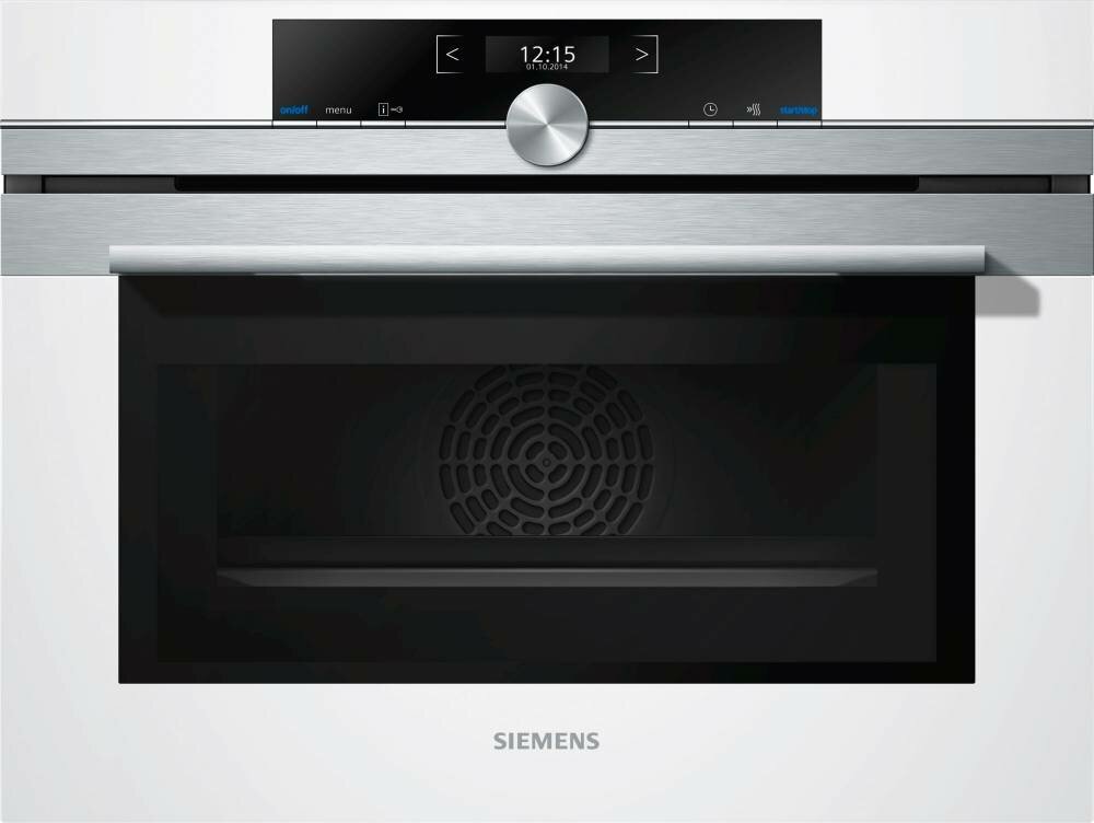 Встраиваемый электрический духовой шкаф Siemens CM633GBW1 White