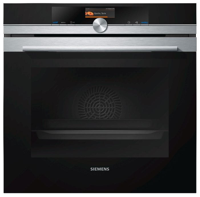 Встраиваемый электрический духовой шкаф Siemens HB676G0S1 Black, Silver