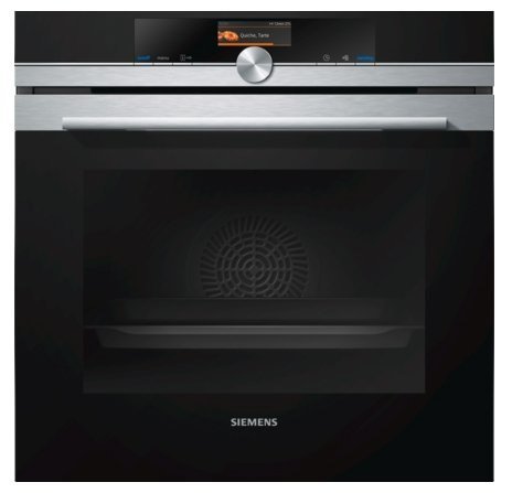 Встраиваемый электрический духовой шкаф Siemens HB636GBS1 Black, Silver