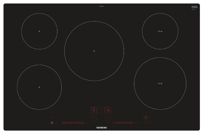 Встраиваемая варочная панель индукционная Siemens EH801LVC1E черный