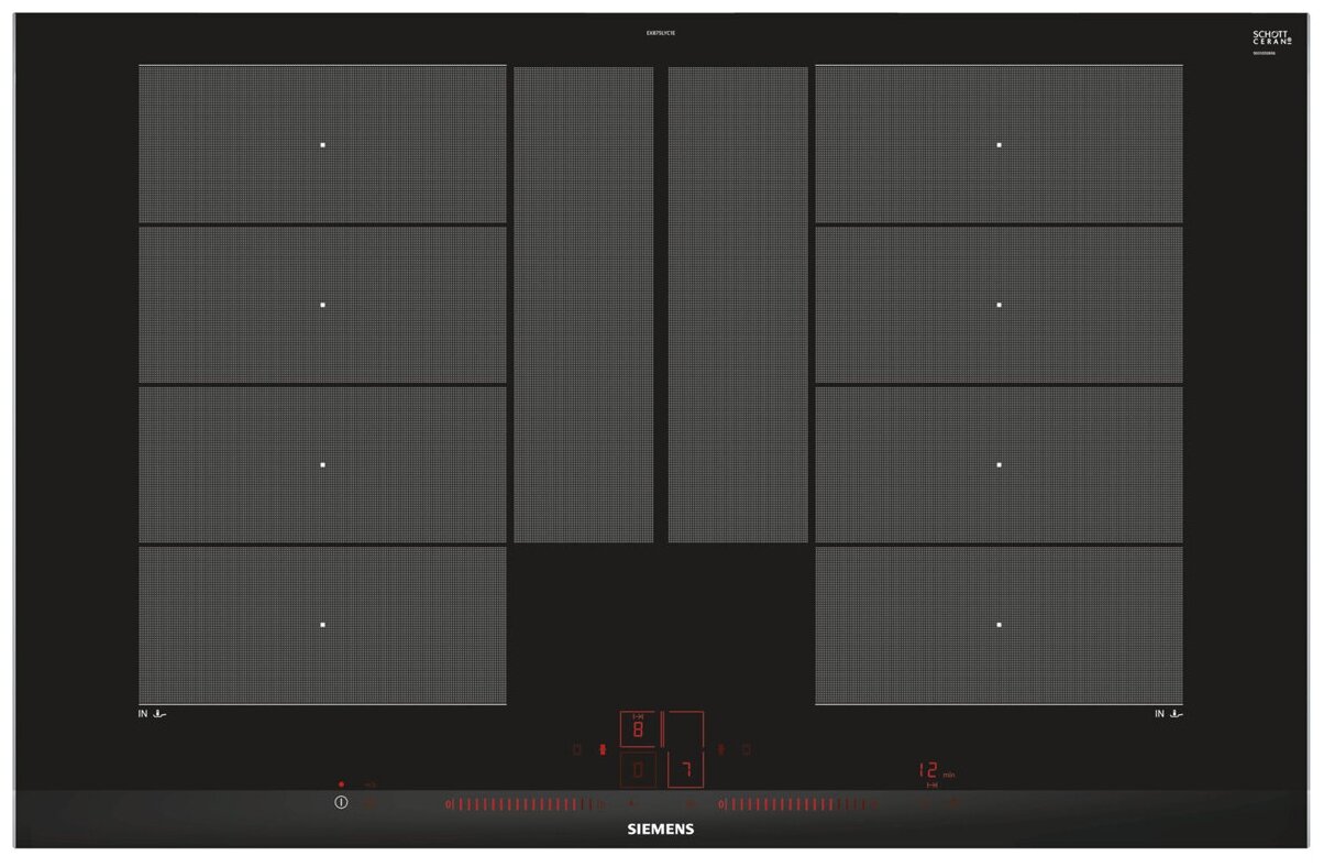 Встраиваемая варочная панель индукционная Siemens EX875LYC1E черный