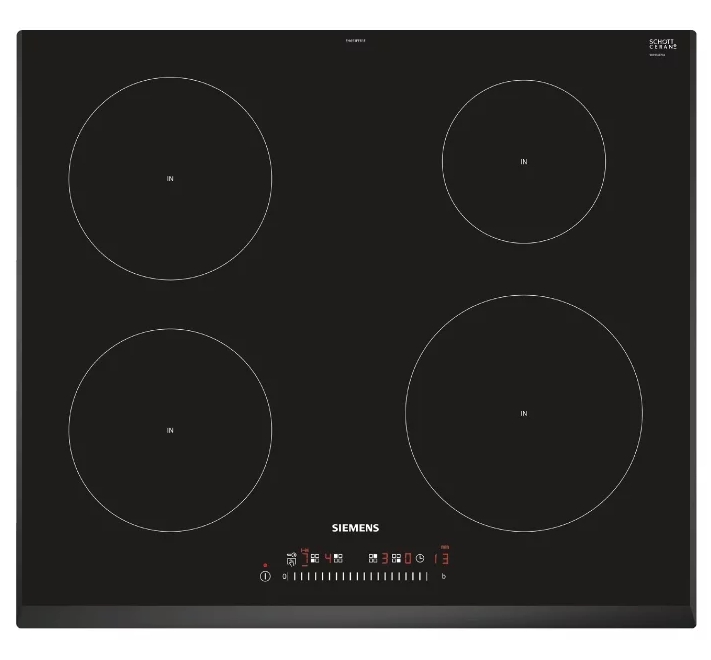 Встраиваемая варочная панель индукционная Siemens EH601FEB1E черный