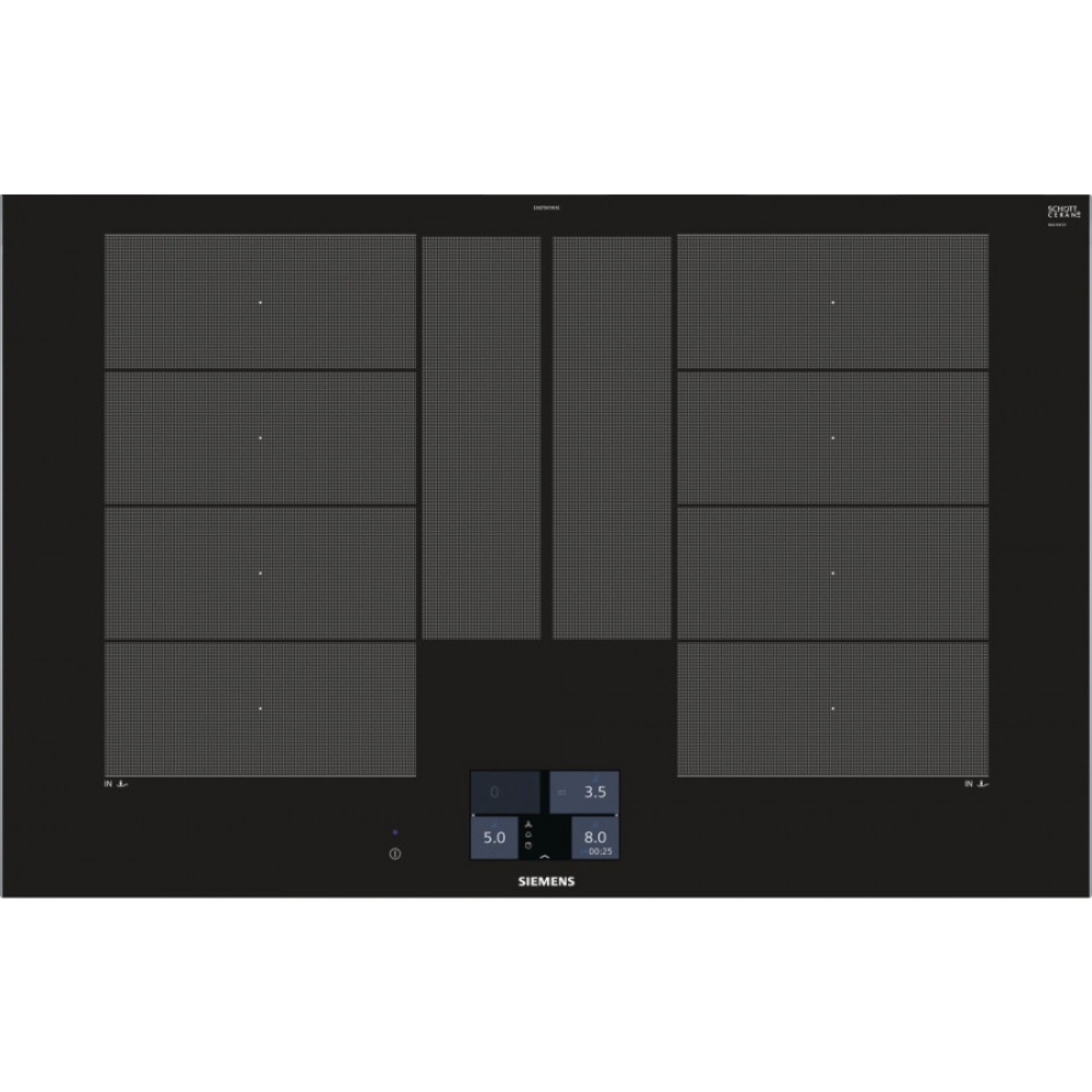 Встраиваемая варочная панель индукционная Siemens EX875KYW1E черный