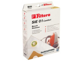 Пылесборник Filtero SIE 01 Comfort (4 шт.) синтетические для пылесосов Bosch, Siemens